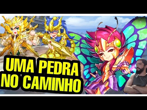 Myu de Papillon é um Perigo contra Sangramento Dohko e Kardia - Saint Seiya Awakening