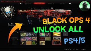 How To UNLOCK EVERYTHING And Get LEVEL 1000 in Black Ops 4 Zombies PS4/5 (CHECK DESC)