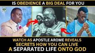 How to separate yourself onto God to be Holy - Apostle Arome Osayi