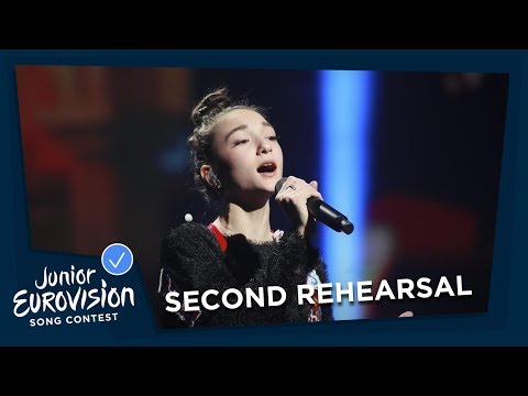 Tamar Edilashvili - Your Voice - Second Rehearsal - Georgia 🇬🇪 - Junior Eurovision 2018