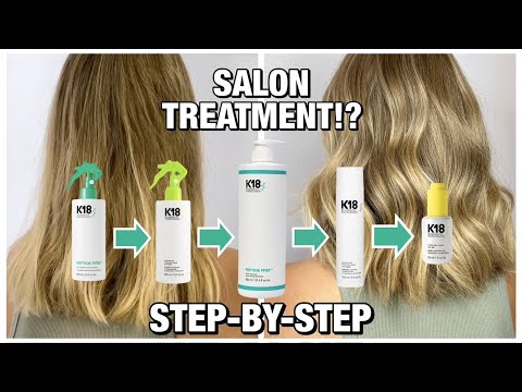 K18 verändert die Haarwelt total! TUTORIAL zur Salonbehandlung, vollgepackt mit Anwendungstipps u...