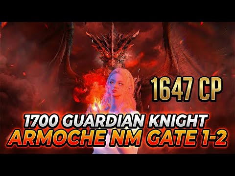 [Lost Ark]1700 Successor of Hellfire Guardian Knight - Armoche Raid ACT 4 Normal Gate 1-2
