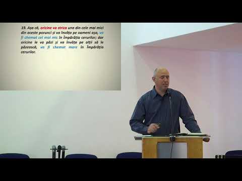 Matei 5:17-26 - Florin Nedelcu - Predica de pe munte