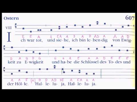 Oster-Antiphon Offenbarung 1,18 "Ich war tot, und siehe, ich bin lebendig"