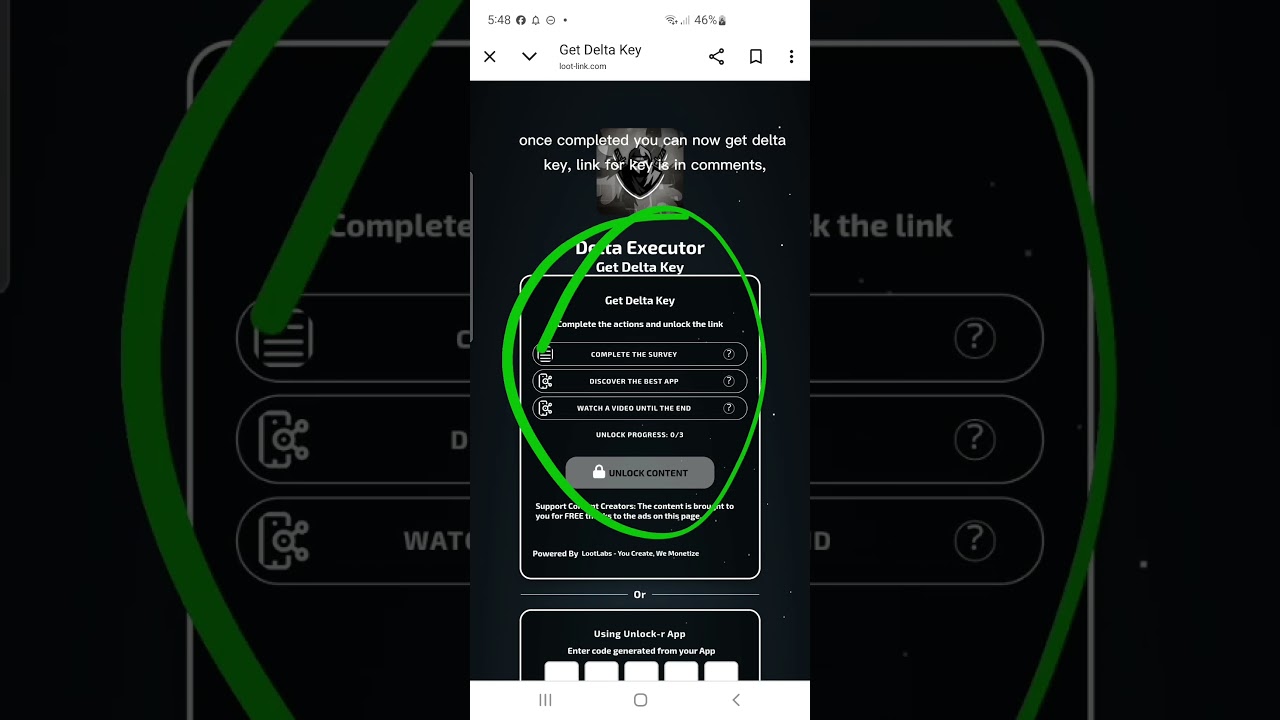 how to get delta key