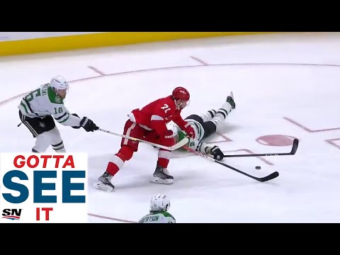 GOTTA SEE IT: Dylan Larkin Dangles Around John Klingberg Before Scoring Beauty