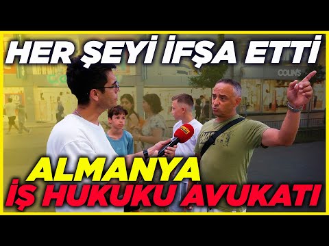 ALMANYA İŞ HUKUKU AVUKATI, GURBETÇİ YALANLARINI BİR BİR İFŞALADI | Sokak Röportajları