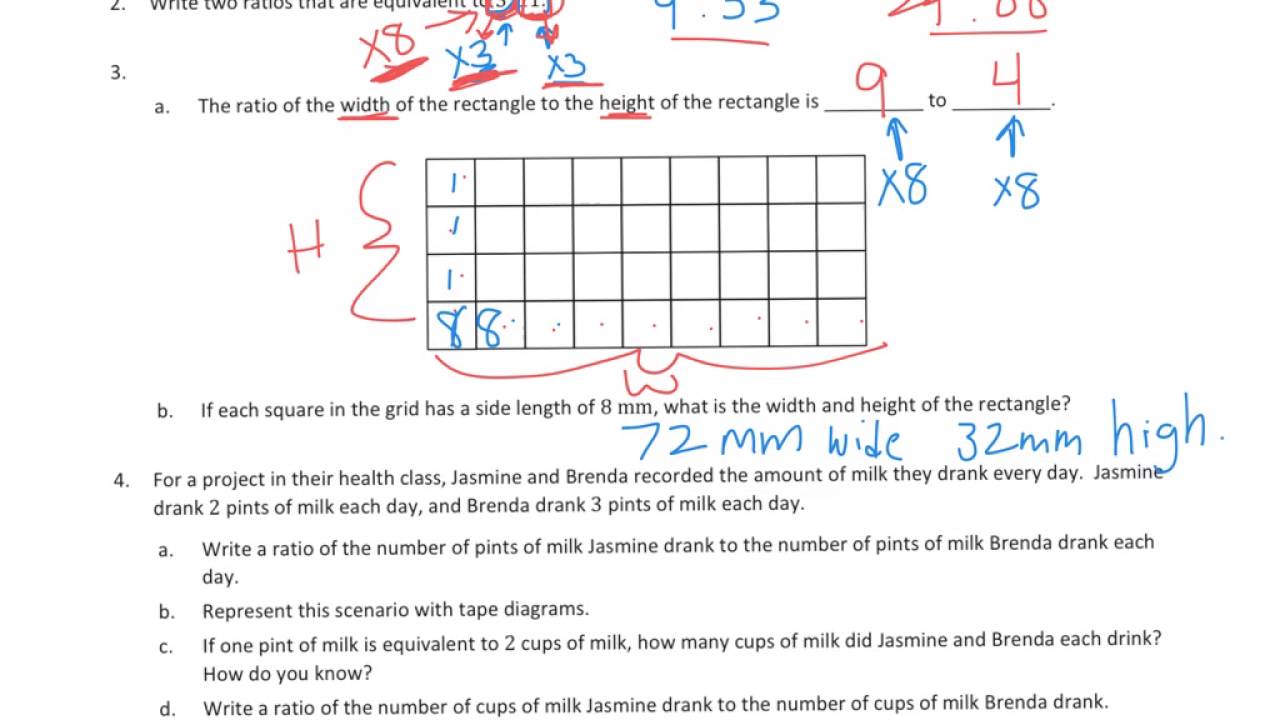 6th grade Module 1 Lesson 3 PS