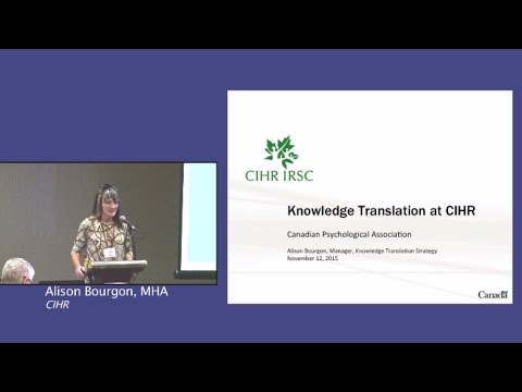 Canadian Institute for Health Research | SoundHeal