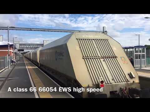 A class 66s 66054 EWS 66707 GBRF 66617 freightilner great 2 tone 22/8/22