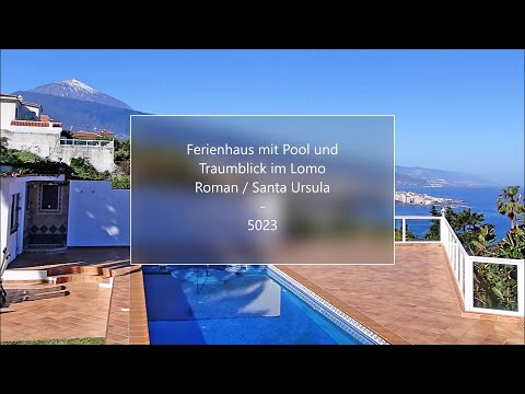 Ferienhaus mit Pool und Traumblick im Lomo Roman / Santa Ursula - Nr. 5023