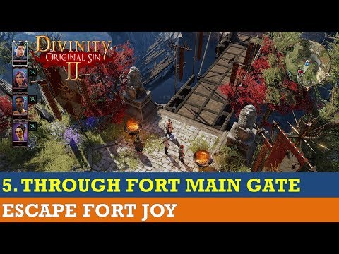 How to escape Fort Joy #5- Through Fort Joy Back Gate (Save Paladin Cork) (Divinity Original SIn 2)