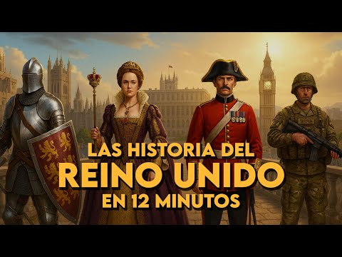 ✅ La historia de REINO UNIDO y el IMPERIO BRITÁNICO en 12 minutos | Resumen rápido y fácil