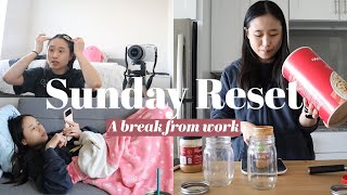 Self Care Day | Sunday Reset VLOG | What I Do When Work is sTrESfuLL