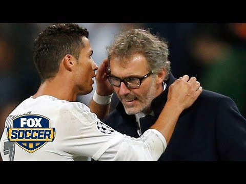 What did Cristiano Ronaldo whisper to Laurent Blanc?