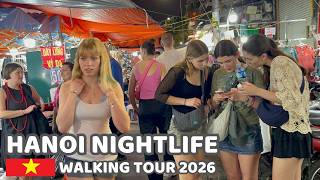 HANOI Nightlife Walking Tour ?? VIETNAM Nightlife  ?? Experi…