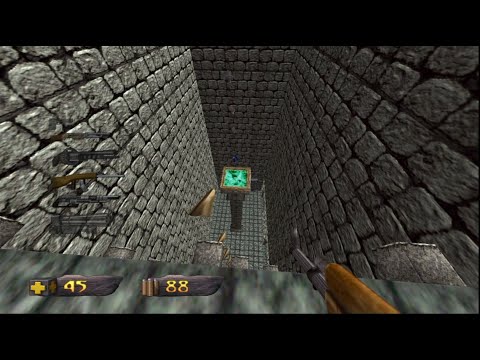 Turok: Dinosaur Hunter Remastered - Level 5 (The Catacombs) Hardcore Difficulty - All Secrets