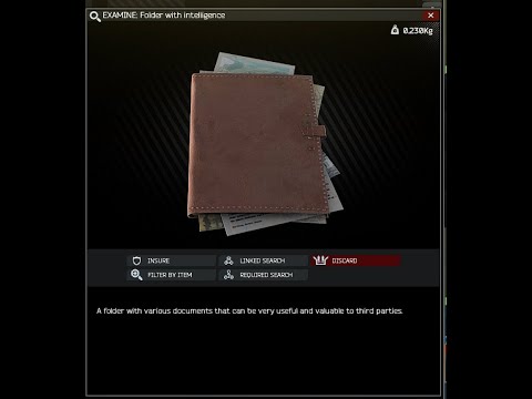 Best intelligence spawn #tarkov