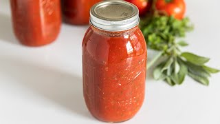 How to Can Spaghetti Sauce