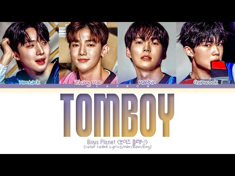 [Boys Planet] ACES 'Tomboy (original: G-IDLE)' Lyrics (Color Coded Lyrics)