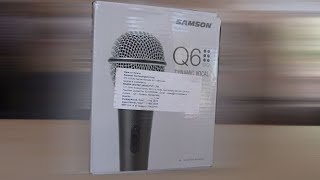 Video thumbnail for Samson Q6 Dynamic Microphone UNBOXING & REVIEW by PUBLIC SOUND SYSTEM