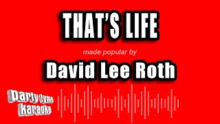 David Lee Roth - That&#39;s Life (Karaoke Version)