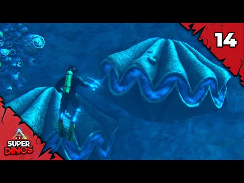 ARK Super DINOS - Farmando Pérola de Silica e Bancada CAA [EP14]