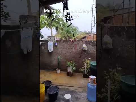 Muita chuva em Ereré Ceará 27/02 #chuvas