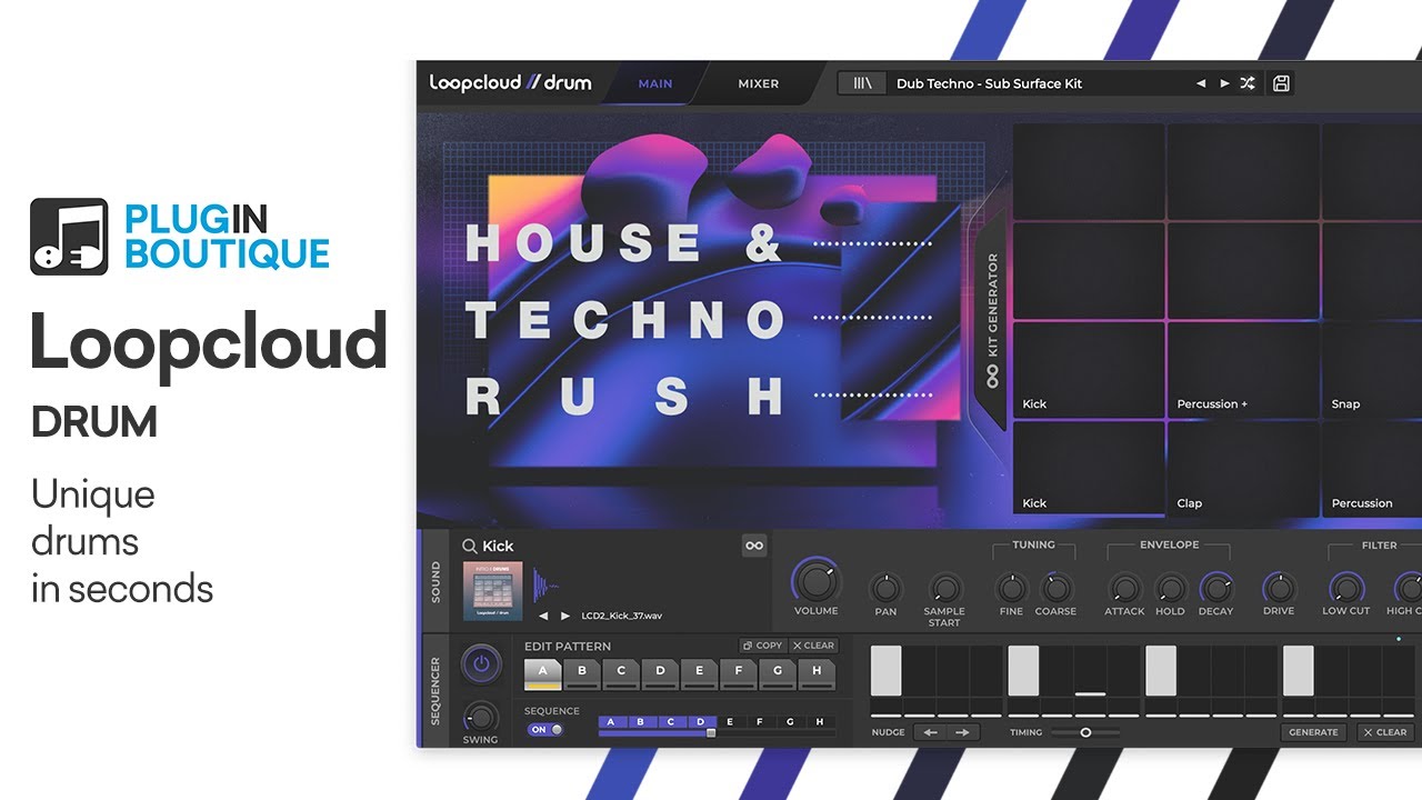 DRUM by Loopcloud | Creating Unique Beats in Seconds & Review of Key Features - YouTube