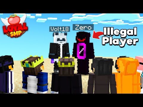 I Invited Illegal Player (Zero) In This Lifesteal SMP | Loyal SMP