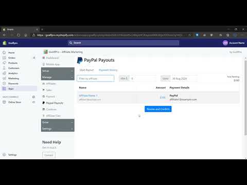 Pay Affiliates Using PayPal Payouts | How-to | GoAffPro