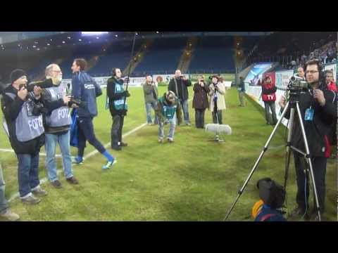 Traktor Sarow / F-Jugend / Auflaufen mit Hansa