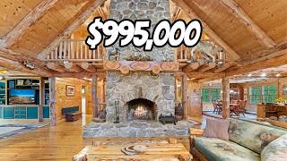 Inside The Most Beautiful Log Home in Connecticut!
