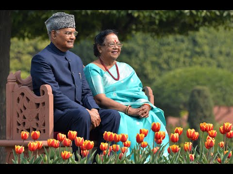 President Kovind inaugurates the annual Udyanotsav of the Mughal Gardens.