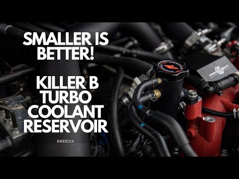 Killer B Upper Turbo Coolant Reservoir, Smaller is Better.