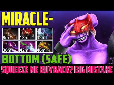 Miracle Faceless Void | Squeeze me Buyback? Big mistake | Dota 2 Gameplay 2017