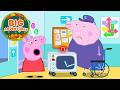 Peppa Pig Joins Grandpa Pig For A BROKEN FOOT X RAY Hospital Sleepover Full Episodes 22 Mins
