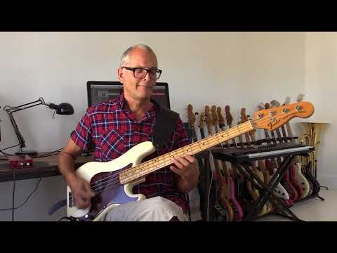 Pick bass jam in D - Bobby Vega style