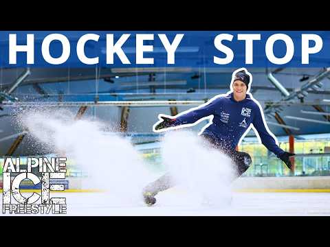 Hockey Stop in 3 Minutes - Learn to Stop on Ice | Tutorial