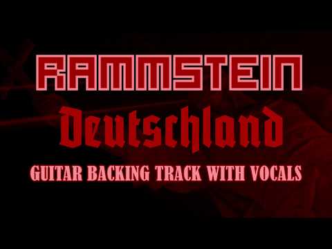 Rammstein - Deutschland (con voz) Backing Track