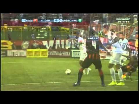 Vitória 1 x 1 América-MG - Melhores Momentos - 1/8/2015