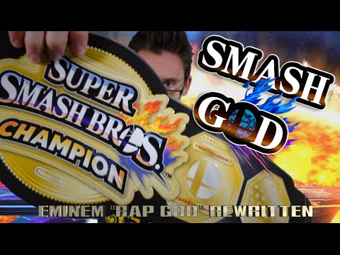 "SMASH GOD" - Eminem "Rap God" Parody of Super Smash Brothers by Mat4yo