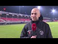 Interim coach Bakens reageert op winst Almere City C