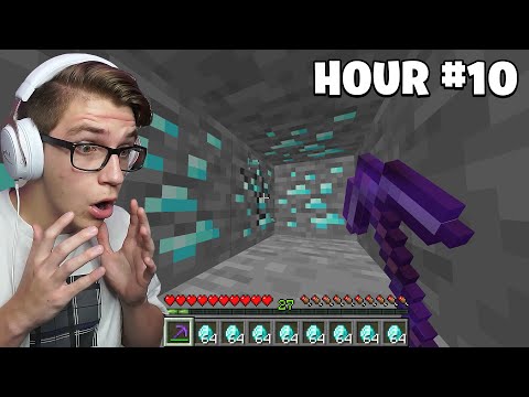 I mined for 10 HOURS STRAIGHT in Minecraft... (Craftnite 46)