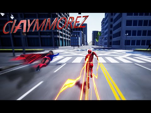 The Flash VS Supergirl RACE! Who is The Fastest!(Crisis On Earth One Gameplay)