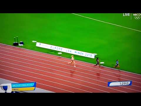 USA Europe meet medley relay