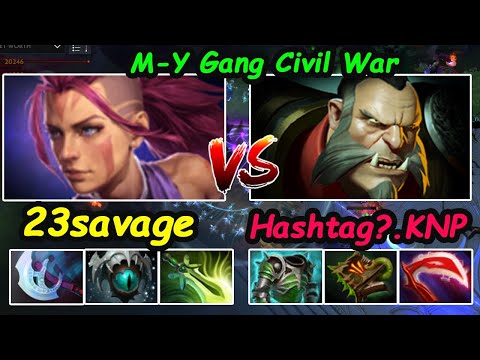 23savage - [Anti Mage Persona] vs Hashtag?.KNP [Lycan] Epicgame Dota 2 Perspective Pro Gameplay