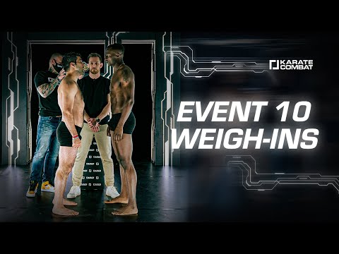 Karate Combat: Season 3 Event Ten - Weigh-Ins