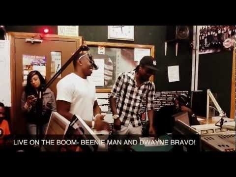 BEENIE MAN AND DWAYNE BRAVO AT BOOMCHAMPIONS 94.1FM