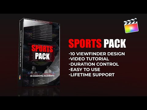 Sports Pack: Final Cut Pro X template